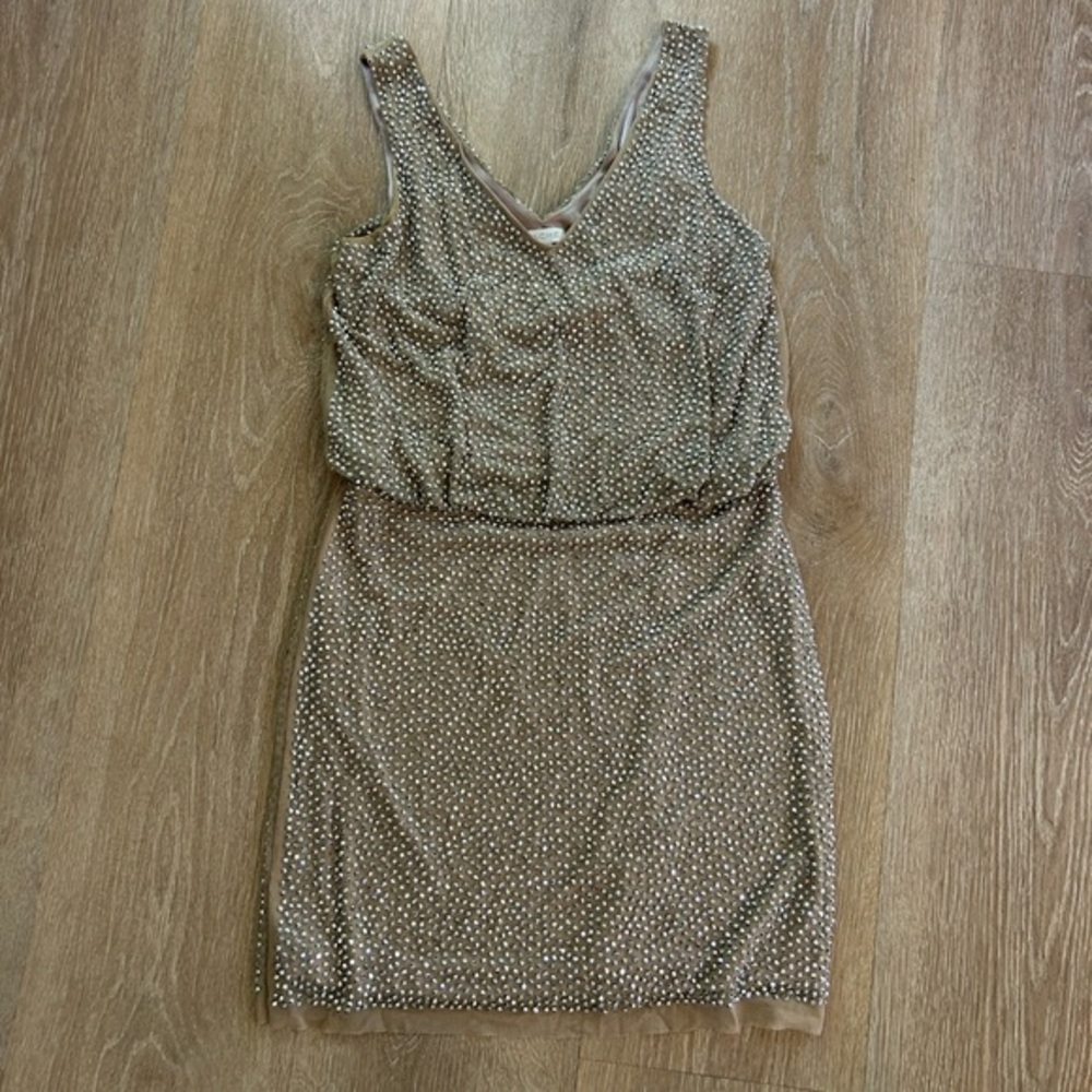 vintage Y2K Cache beaded caviar dress